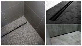Линеен сифон Rea NEO Slim Pro Black 60