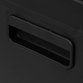 Кош за рециклиране 5five Ariane, Метал, 2x30 L - Черен