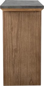 Конзолна маса с метална плоча в естествен цвят 40x110 cm Riva – Bloomingville