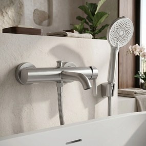 Смесител за вана Rea Ontario Side Brush Nickel