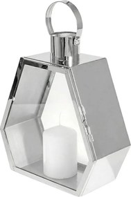 Декоративен фенер PALACE, 34 см, лъскав хром