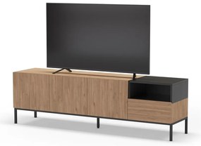 Маса за телевизор в естествен цвят 180x55 cm Cailin – Marckeric