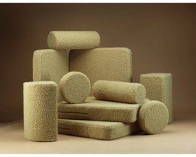 Зелен детски диван от букле 132 cm Settee – Wigiwama