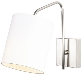 Бяла и сребърна стенна лампа Ve – Opviq lights