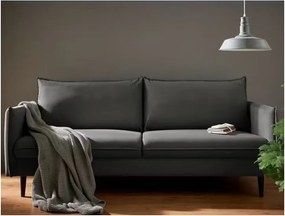 Тъмносив кадифен диван 203 cm Juli – Ropez