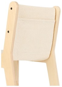 Детски стол в бежов и естествен цвят Vintage Blue – Lorena Canals