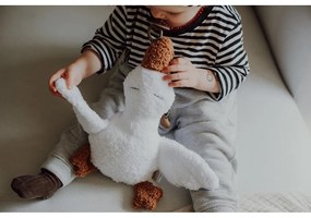 Бяла подложка за спане Goose - Malomi Kids