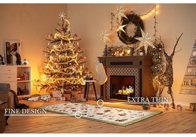 Зелена пътека с коледен мотив със смес от памук 80x200 cm Toy's Delight Green Christmas – Villeroy&amp;Boch