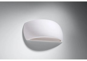 Бяла стенна лампа Palermo - Sollux