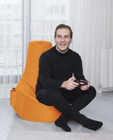 Градински пуф EVA Sport, цвят Оранжев