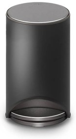 Матово черно метално кошче за боклук с педал 10 l Arc – Joseph Joseph