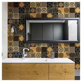 Комплект от 15 стикера за стена Стикери за стена Azulejos Tiles , 10 x 10 cm San Juan - Ambiance