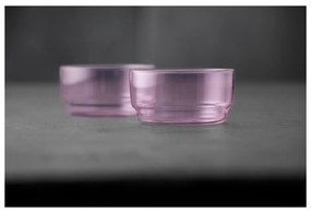 Розови стъклени купички в комплект от 2 бр. 500 ml Torino – Lyngby Glas