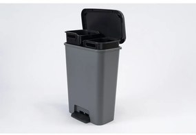 Пластмасов контейнер за сортирани отпадъци/педал 23+23 л Compatta - Curver
