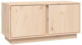 814469 vidaXL ТВ шкаф, 80x35x40,5 см, бор масив