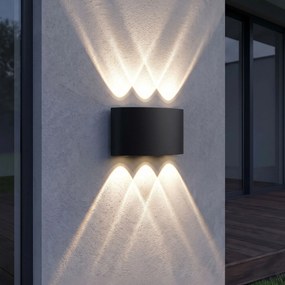 Фасадна лампа Аплик LED JNH040-6G Black