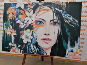 Картина на платно – Оригинална живопис на жена