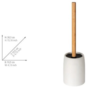 Бяла четка за тоалетна от полиресин Altavalle – Wenko