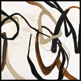 Ръчно рисувана картина 100x100 cm Once Again – Malerifabrikken