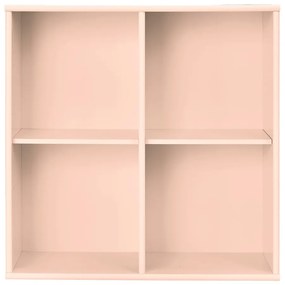 Светлорозова висяща библиотека 140x140x27 cm Mistral – Hammel Furniture