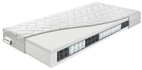 Твърд/средно твърд пружинен матрак с две лица 80x200 cm Comfort Flow – BENAB