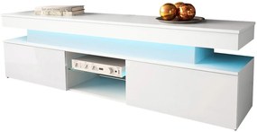 TV шкаф Glossa 2D 190 със LED-Leuko Gualistero