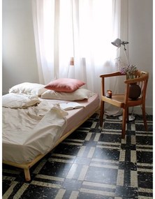 Единично легло от борова дървесина с решетка 90x200 cm Senza - Karup Design