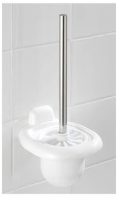 Бяла стенна пластмасова четка за тоалетна Pure – Wenko