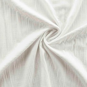 Бяло удължено муселиново двойно спално бельо 240x260 cm Angelia – douceur d'intérieur