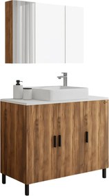 Комплект за баня Drop Roma 100 II-Кафяв