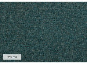 Тюркоазен U-образен разтегателен диван, десен ъгъл Scandic Lagom - Miuform