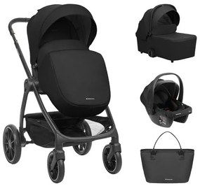 Бебешка количка 3в1 Modena KIKKABOO - Black