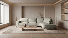 Светлосив ъглов диван (десен ъгъл) Copenhagen – Scandic