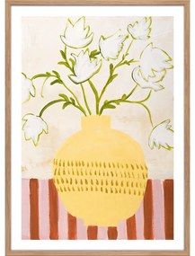 Картина 52x72 cm Yellow Vase – Malerifabrikken
