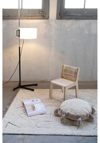 Кремав ръчно изработен памучен детски килим подходящ за пране 140x200 cm ABC – Lorena Canals