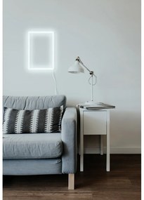 Бяла стенна лампа , 30 x 40 cm Rectangle - Candy Shock