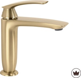 Смесител за мивка PREMIUM Rea Como Brush Gold Low