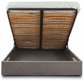 Тапицирано легло Pure-Gkri Anoixto-150 x 200-Με μηχανισμό ανύψωσης