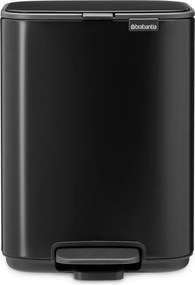 Матово черно стоманено кошче за боклук с педал 4 l Bo – Brabantia