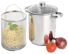 Съд от неръждаема стомана с капак за индукция 4 л Anett - Orion