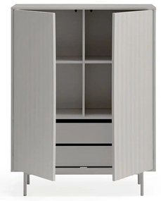 Сив висок скрин 97x130 cm Sierra – Teulat