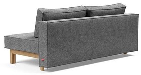 Сив разтегателен диван 200 cm Sly wood - Innovation