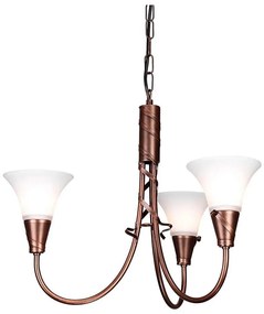 Elstead EM3-COPPER - Пендел EMILY 3xE14/40W/230V