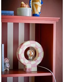 Розова настолна лампа (височина 23,5 cm) Vialini – Bloomingville