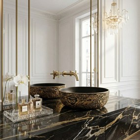 Умивалник за плот Rea Babilon Gold