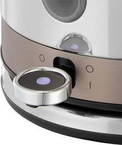 Електрическа кана Russell Hobbs Distinctions Titanium 26422-70, 2400W, 1.5 л, Бързо завиране, Миещ се филтър против котлен камък, 360° основа, Защити, Инокс/титан