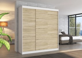 Гардероб Stalion 200 Sliding-White Fusiko