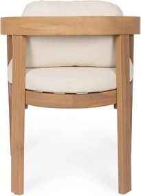 Градински стол от масивно дърво в естествен цвят Pablo – Bizzotto