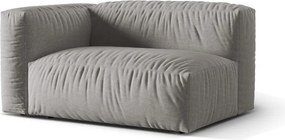 Светлосив модул за диван (ляв ъгъл) Martina – Micadoni Home