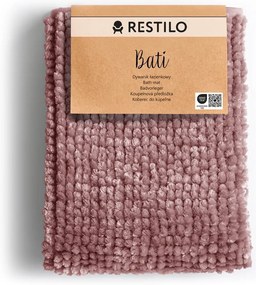 Розов килим за баня 60x90 cm Bati – Restilo